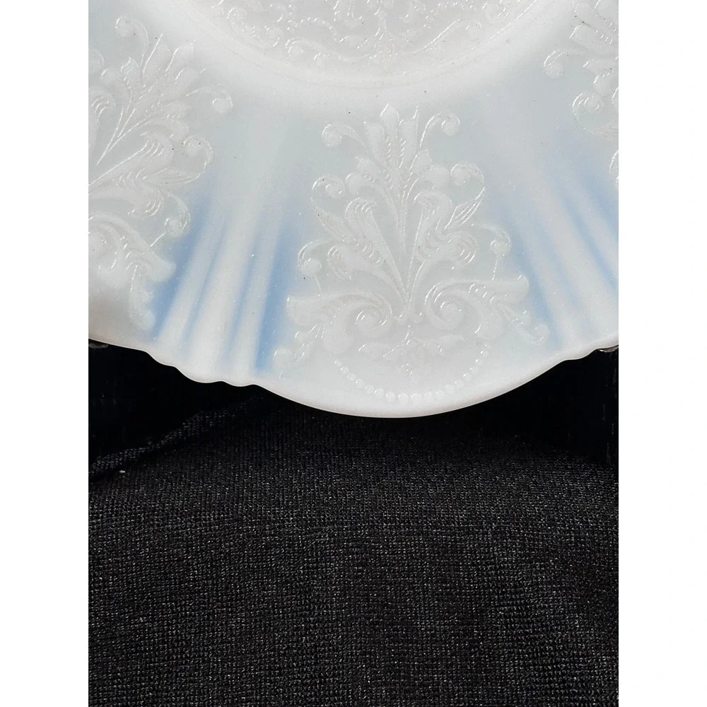 2 MacBeth Evans American Sweetheart Monax‎ 11.5 Serving Plates Depression Glass